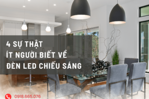 4 sự thật ít người biết về đèn Led chiếu sáng