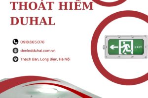 Phân loại đèn exit thoát hiểm Duha