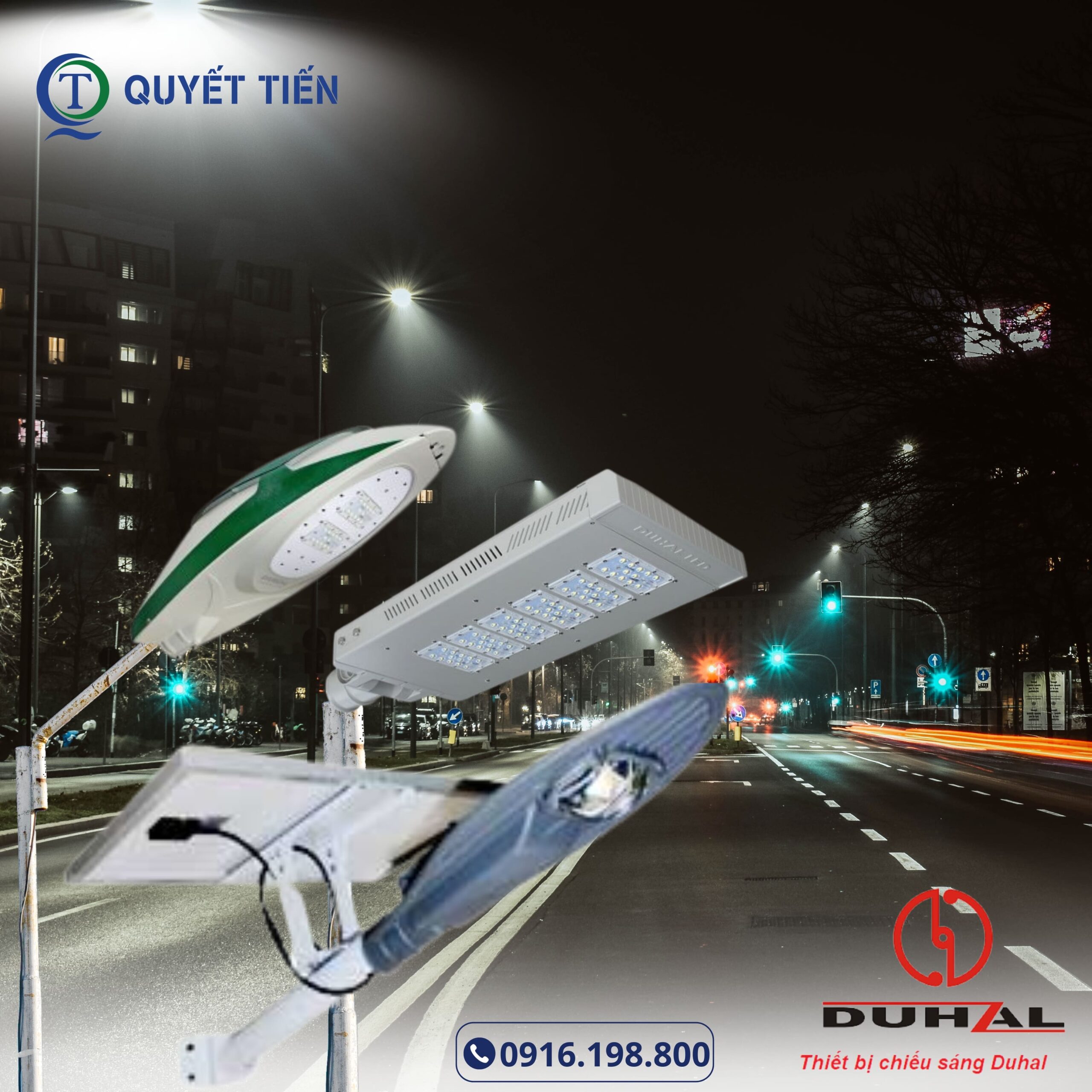 Đèn đường LED Duhal