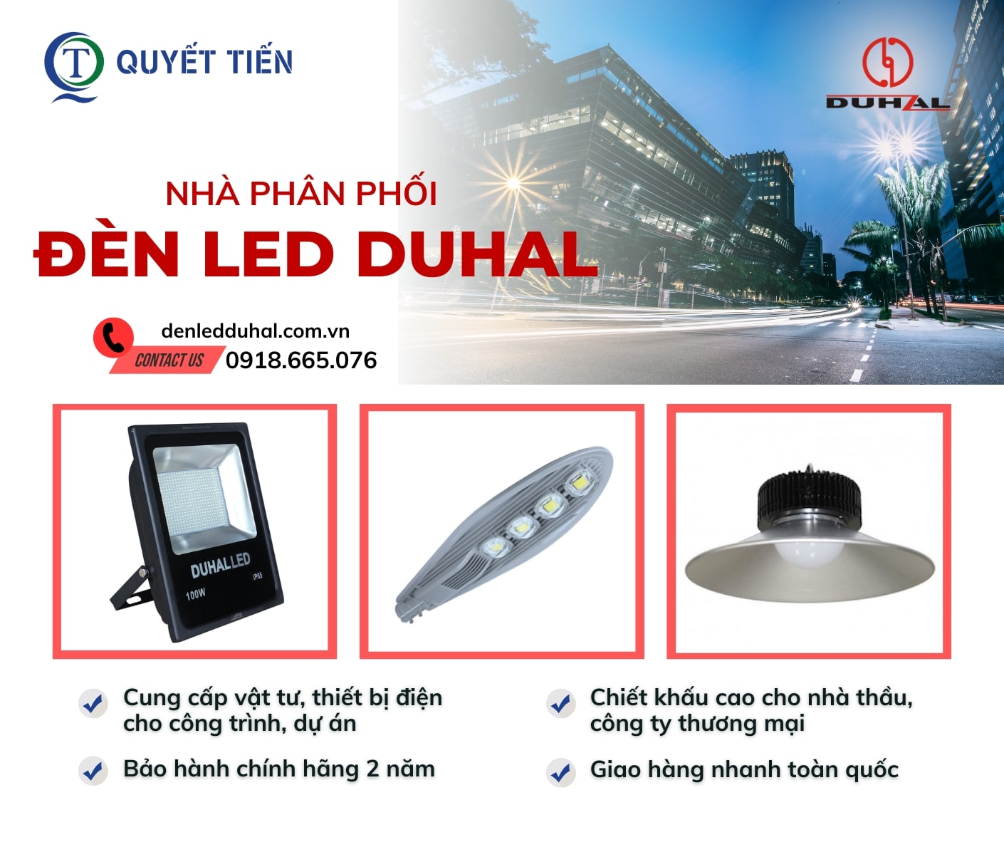 Nhà phân phối đèn Duhal uy tín miền Bắc