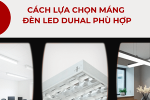 Cách lựa chọn máng đèn LED Duhal phù hợp