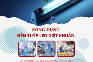 Công dụng của đèn tuýp LED diệt khuẩn